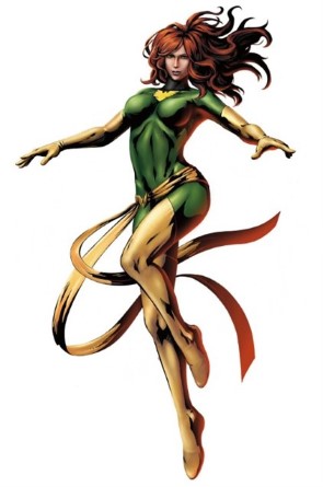 Jean Grey cartoon